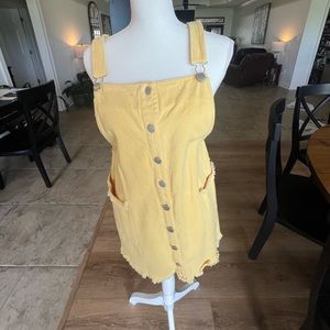 Yellow Denim Dress